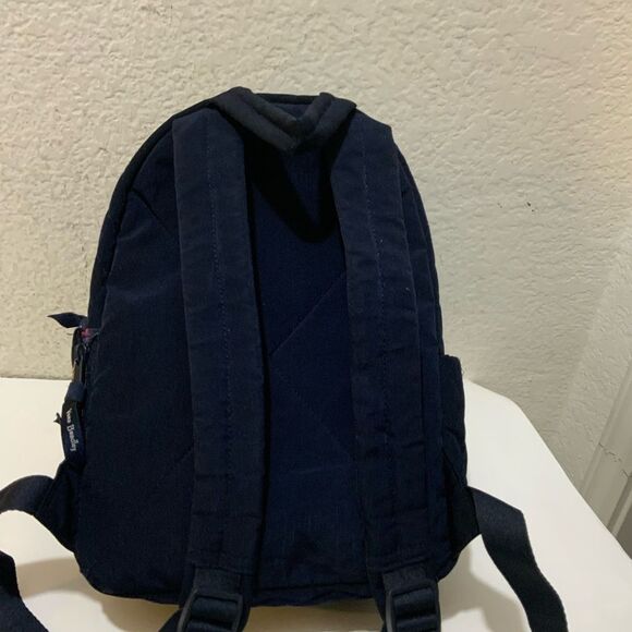 Vera Bradley Compact Backpack NAVY BLUE Essential Mini Purse Microfiber - Picture 3 of 8